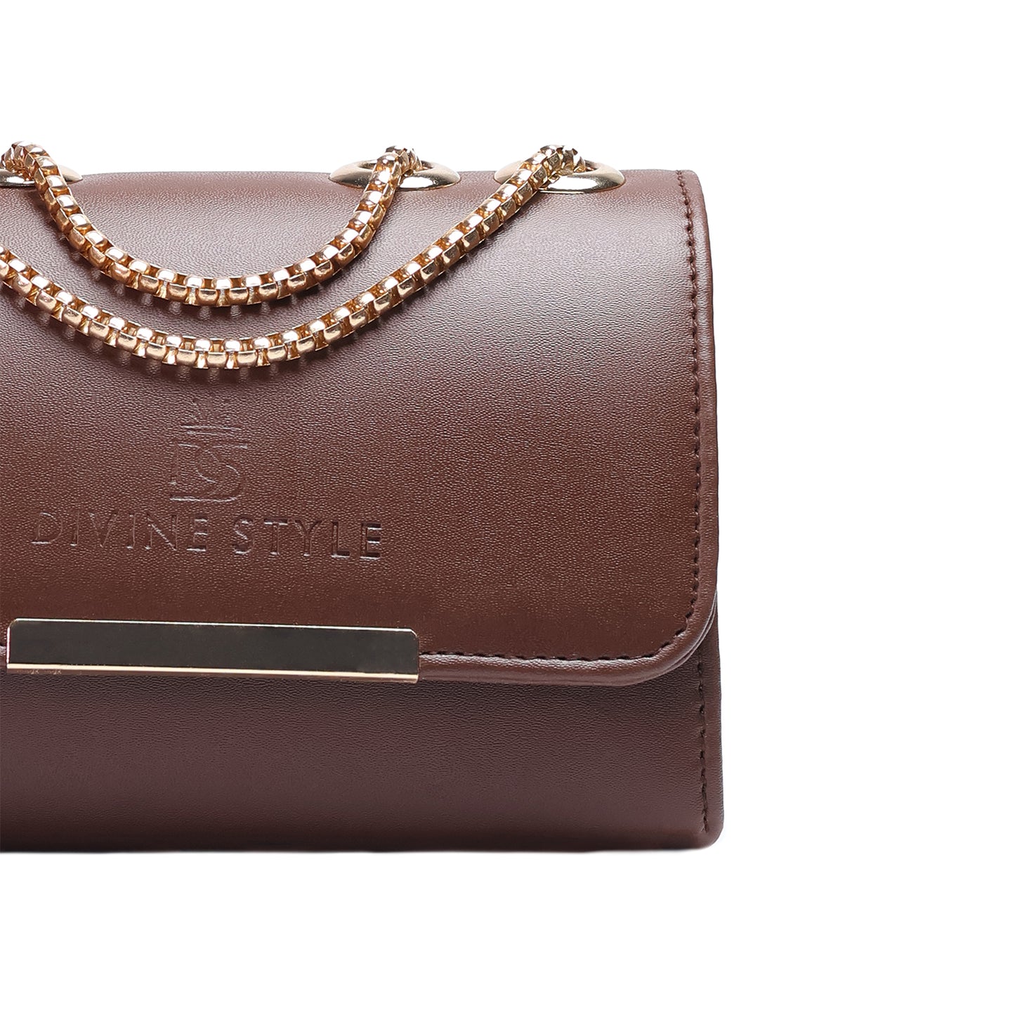 Divine Style Sling Bag for Women (Brown)