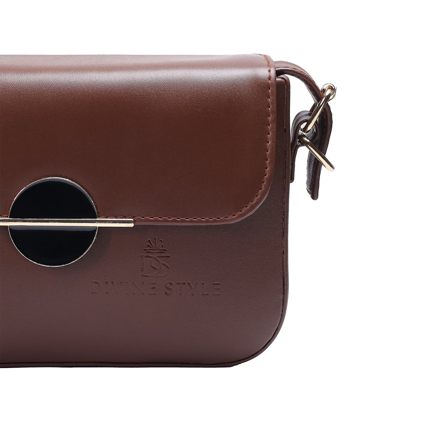 Divine Style Bag for Women Sling Bag (Brown)