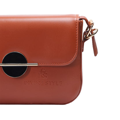 Divine Style Bag for Women Sling Bag (Tan)