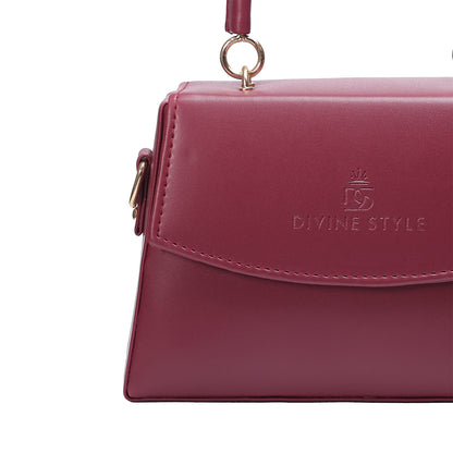Divine Style Standard Bag for Women (Maroon)