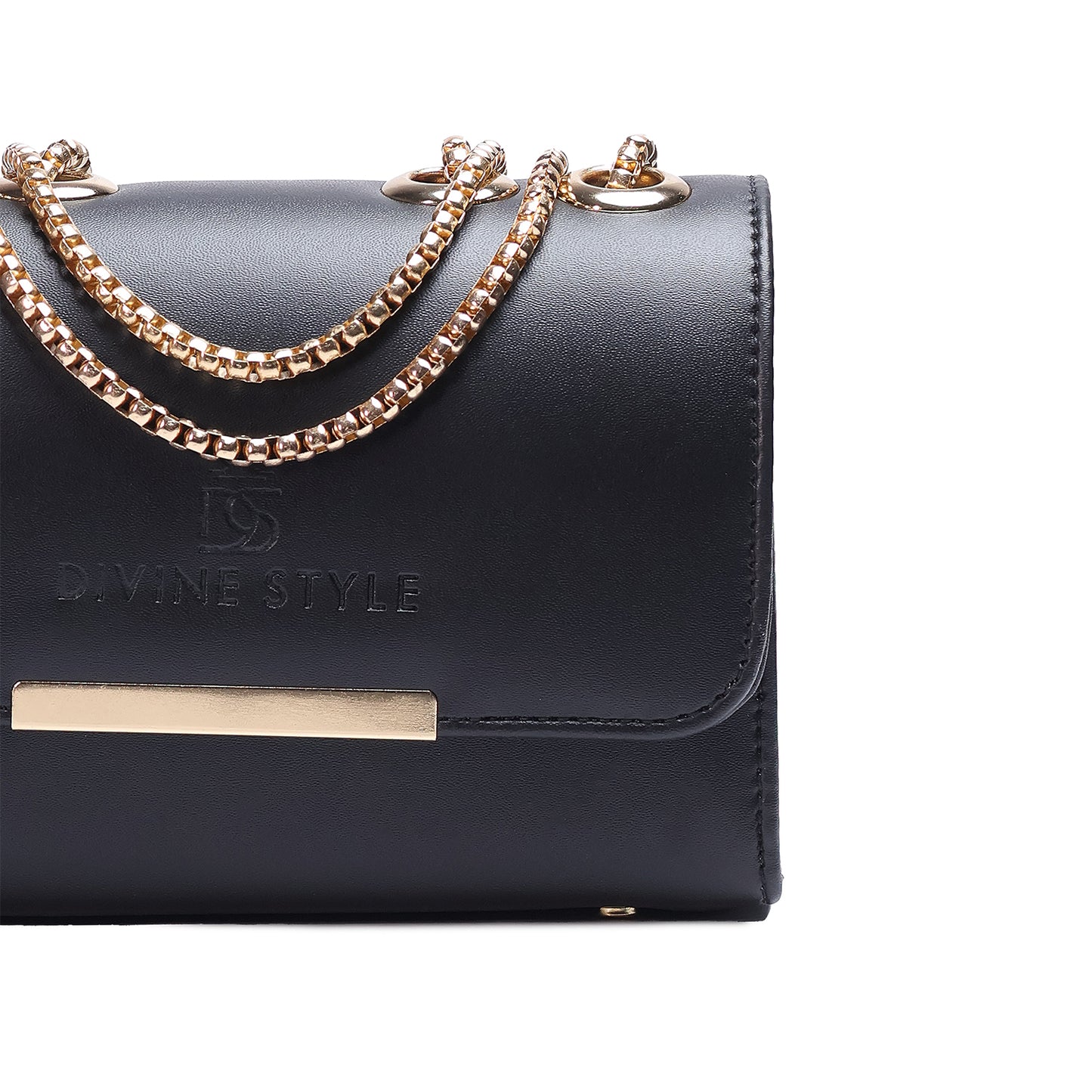 Divine Style Sling Bag for Women (Black)