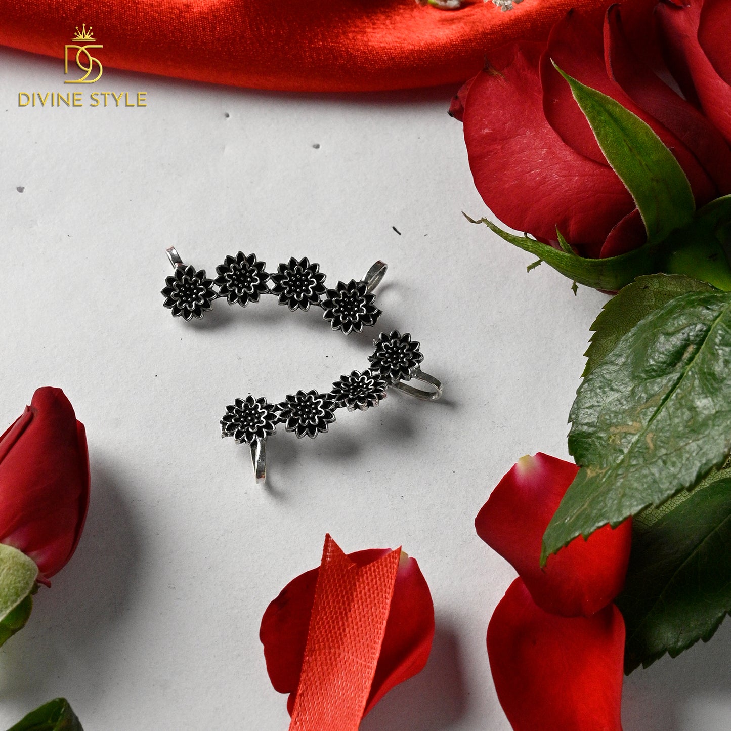 Divine Style Cuff Earrings