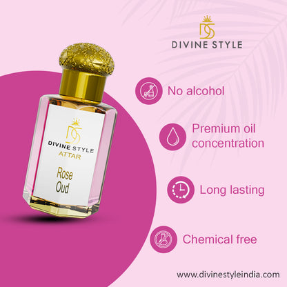 Rose Oud Attar by Divine Style