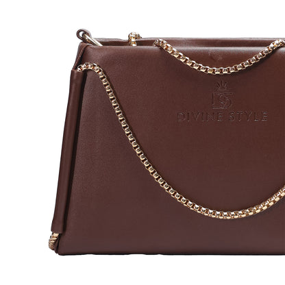 Divine Style Shoulder Bag (Brown)