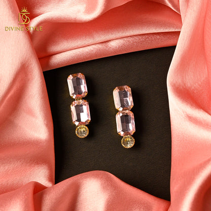 Divine Style Choker Necklace Set for Women and Girls in Pink Kundan Meenakar Indian jewellery collection