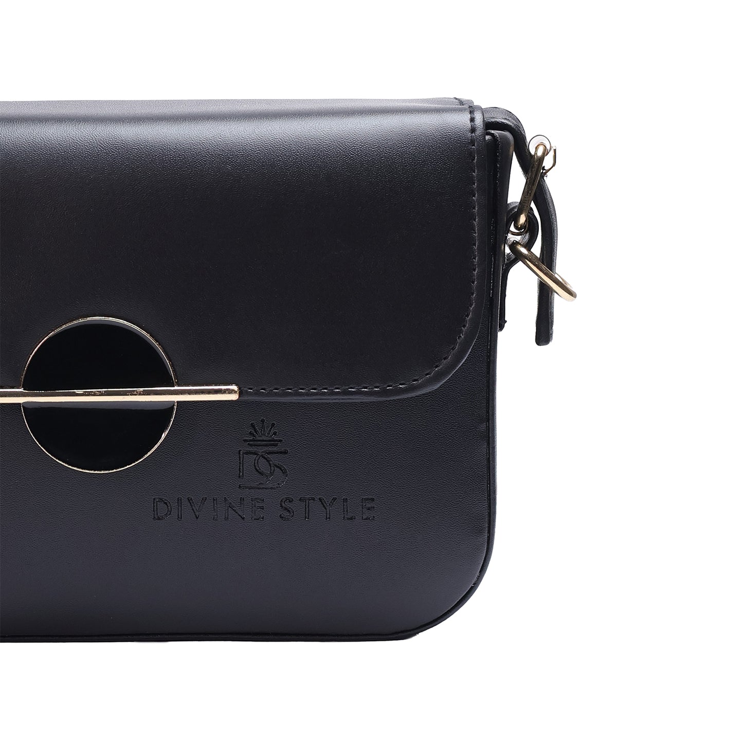 Divine Style Bag for Women Sling Bag (Black)