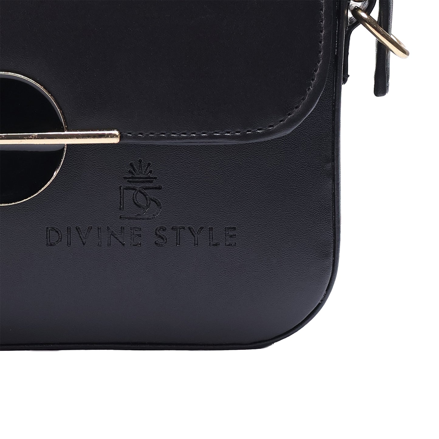 Divine Style Bag for Women Sling Bag (Black)