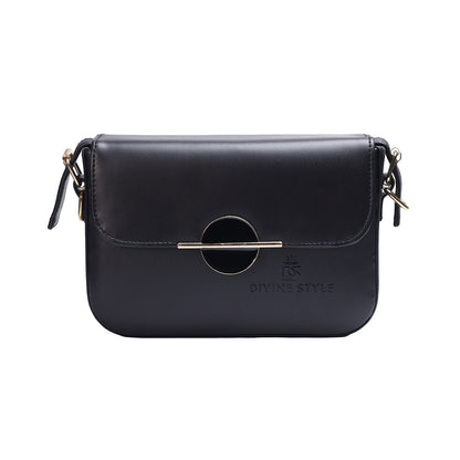 Divine Style Bag for Women Sling Bag (Black)