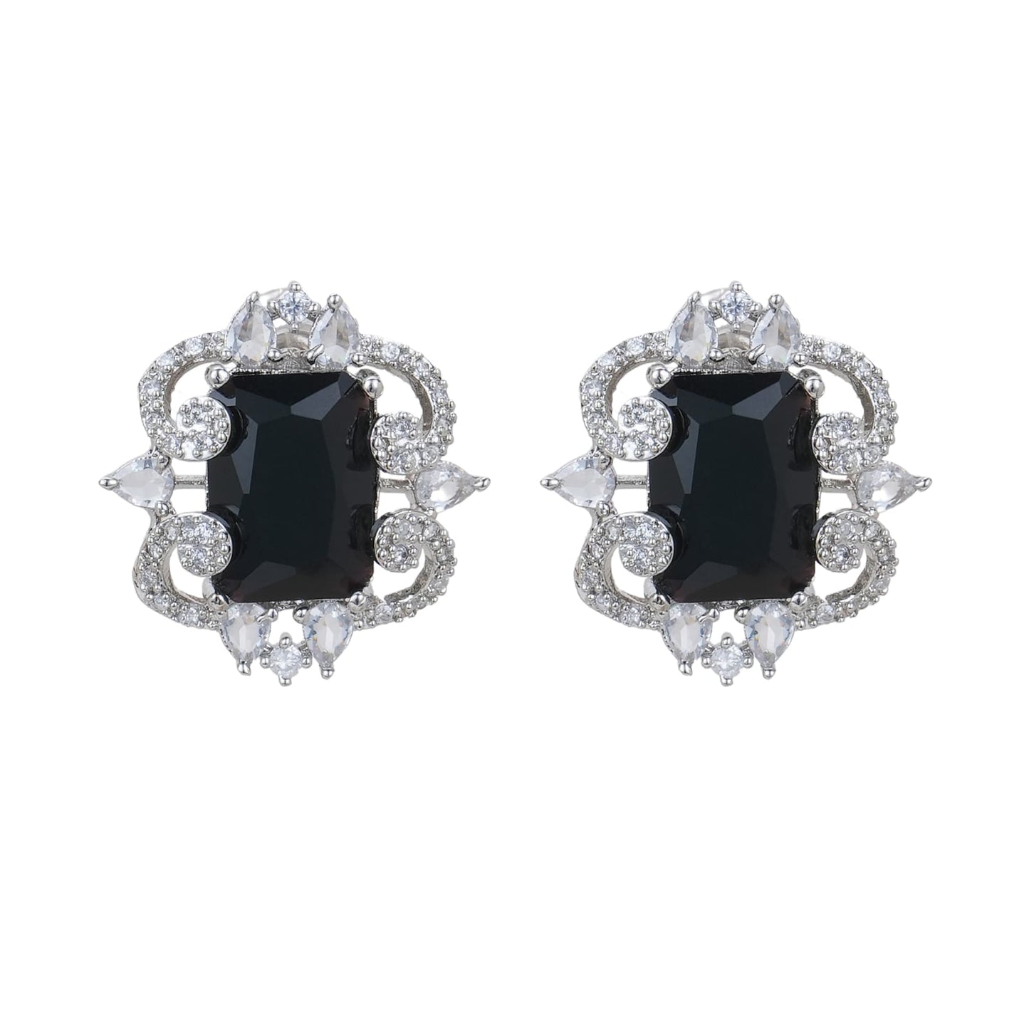 Divine Style Emarald Necklace With Earrings