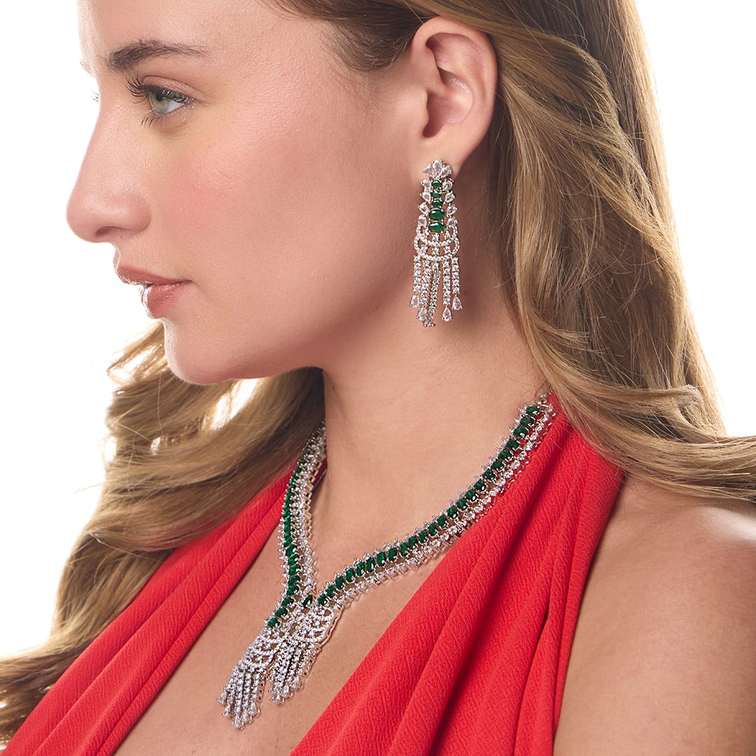 Divine Emerald Green Necklace